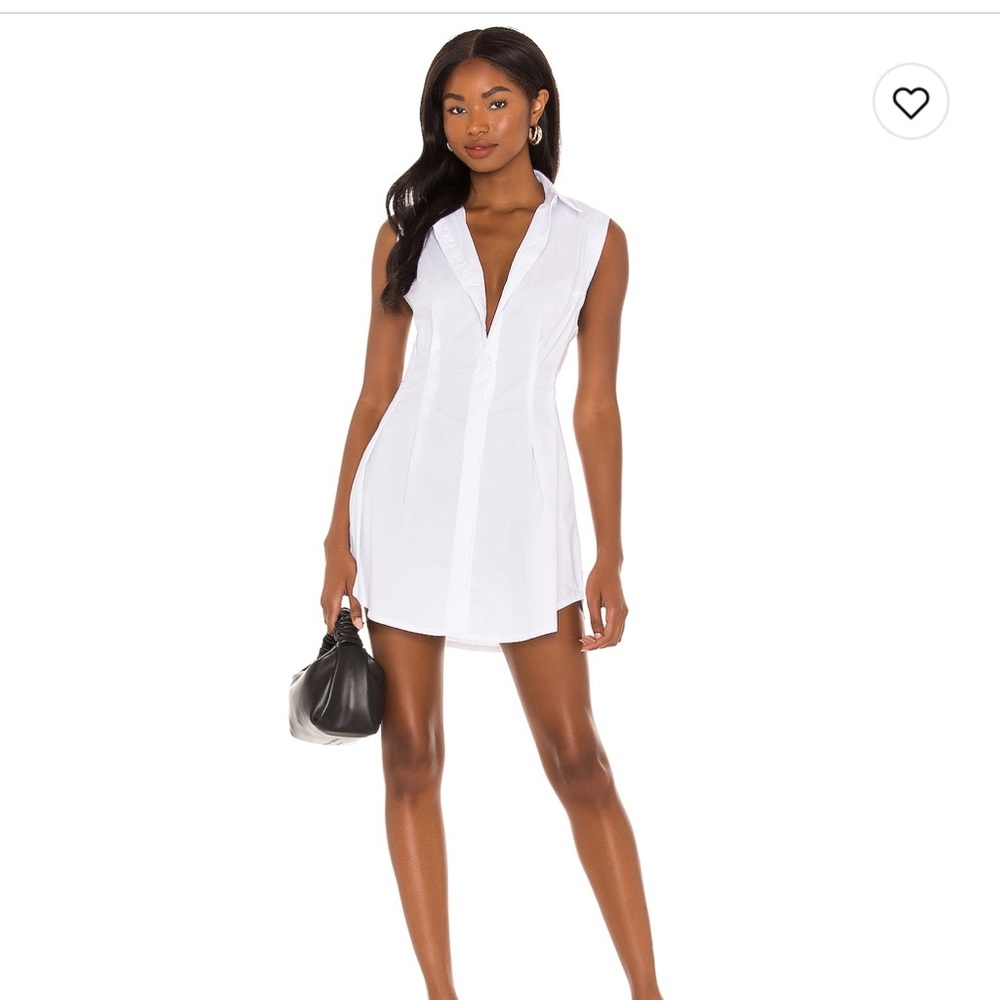 White collared dress